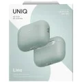 Калъф за AirPods Pro 3 - UNIQ Lino Hybrid Liquid Silicon - Зелен (Iceplant Green)