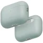 Калъф за AirPods Pro 3 - UNIQ Lino Hybrid Liquid Silicon - Зелен (Iceplant Green)