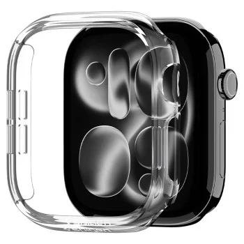 Калъф за Apple Watch 12 42mm Thin Fit (ACS11881) - Spigen - Кристално прозрачен