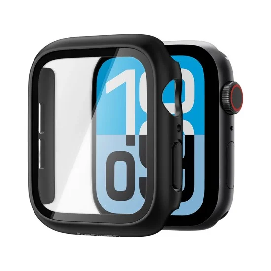 Калъф за Apple Watch SE 3 / SE 2 / SE / 6 / 5 / 4 (44mm) - Thin Fit 360 (ACS11592) - Spigen - Черен