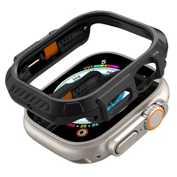 Калъф за Apple Watch Ultra 4 / 3 / 2 / 1 (49mm) - Lock Fit (ACS06208) - Spigen - Черен
