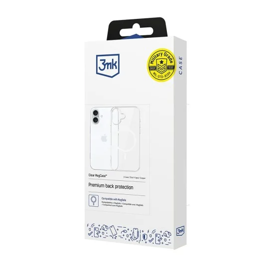 Калъф Clear MagCase 3mk - iPhone 16 - Прозрачен