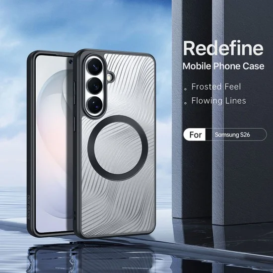 Калъф Dux Ducis Aimo MagSafe Series - Samsung Galaxy S26 - Черен