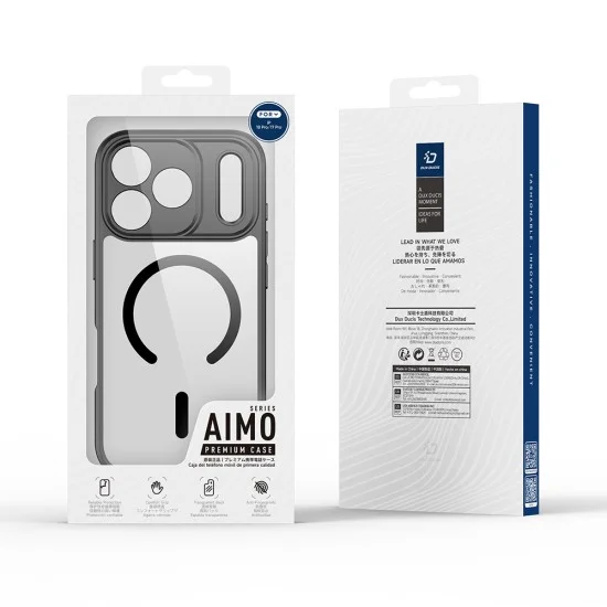 Калъф Dux Ducis Aimo MagSafe Series - iPhone 18 Pro Max / iPhone 17 Pro Max - Черен
