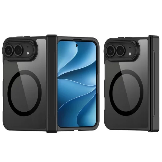 Калъф Dux Ducis - Aimo MagSafe Series (with Hinge Protection) - iPhone Duo - Черен