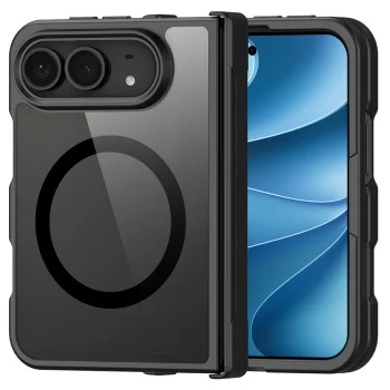 Калъф Dux Ducis - Aimo MagSafe Series (with Hinge Protection) - iPhone Duo - Черен