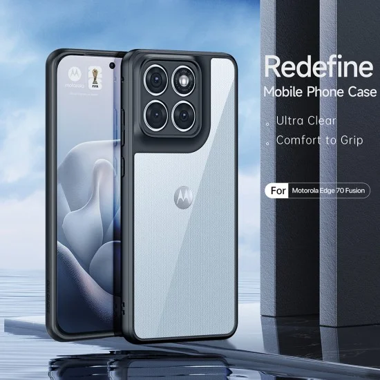 Калъф Dux Ducis Aimo Series - Motorola Edge 70 Fusion - Черен