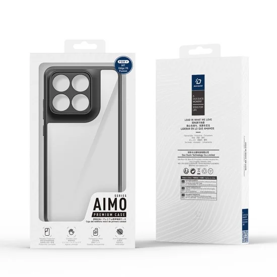 Калъф Dux Ducis Aimo Series - Motorola Edge 70 Fusion - Черен