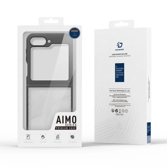 Калъф Dux Ducis Aimo Series - Samsung Galaxy Z Flip6 - Черен