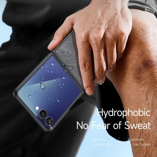 Калъф Dux Ducis Aimo Series - Samsung Galaxy Z Flip7 - Черен