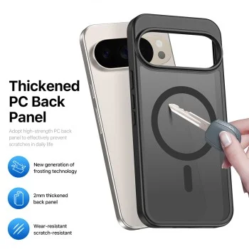Калъф Dux Ducis - Yind MagSafe Series - Google Pixel 11 / 11 Pro / 10 / 10 Pro / 9 / 9 Pro - Черен