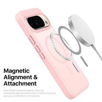 Калъф Dux Ducis Yind MagSafe Series - Google Pixel 11 / 11 Pro / 10 / 10 Pro / 9 / 9 Pro - Сив