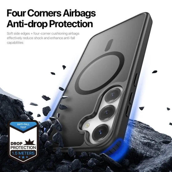 Калъф Dux Ducis Yind MagSafe Series - Samsung Galaxy S25 - Черен
