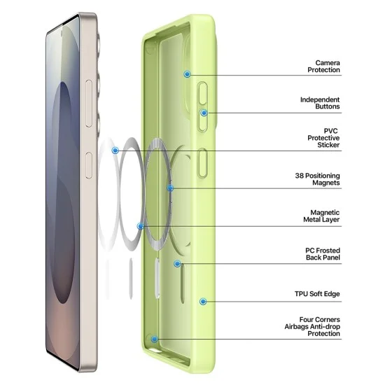 Калъф Dux Ducis Yind MagSafe Series - Samsung Galaxy S25 Ultra - Черен