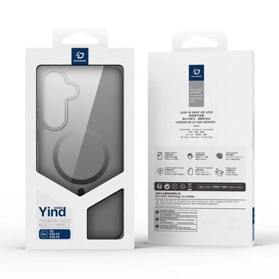 Калъф Dux Ducis Yind MagSafe Series - Samsung Galaxy S26 FE / Samsung Galaxy S25 FE - Черен
