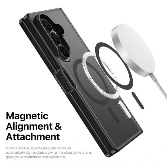 Калъф Dux Ducis - Yind MagSafe Series - Samsung Galaxy Z Fold8 Ultra / Samsung Galaxy Z Fold7 - Черен