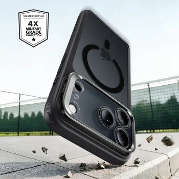 Калъф ESR Classic Hybrid HaloLock Kickstand - iPhone 18 Pro / iPhone 17 Pro - Матово черен