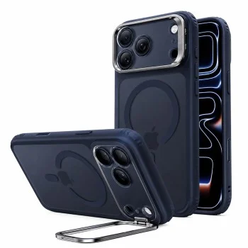 Калъф ESR Classic Hybrid HaloLock Kickstand - iPhone 18 Pro / iPhone 17 Pro - Матово син