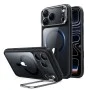 Калъф ESR Classic Hybrid HaloLock Kickstand - iPhone 18 Pro / iPhone 17 Pro - Прозрачно черен