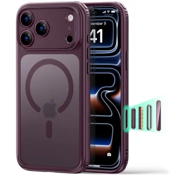 Калъф ESR Classic Hybrid HaloLock - iPhone 18 Pro Max / iPhone 17 Pro Max - Матово бордо