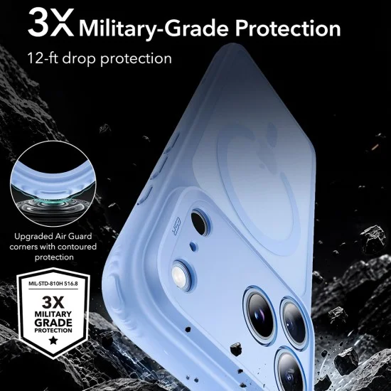 Калъф ESR Classic Hybrid HaloLock - iPhone 18 Pro Max / iPhone 17 Pro Max - Матово светло син