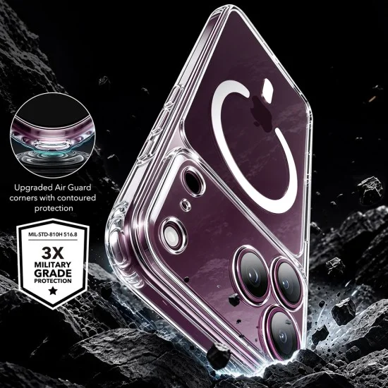 Калъф ESR Classic Hybrid HaloLock - iPhone 18 Pro Max / iPhone 17 Pro Max - Прозрачен