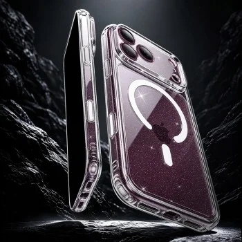 Калъф ESR Classic Hybrid HaloLock - iPhone 18 Pro Max / iPhone 17 Pro Max - Прозрачен със блясък