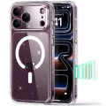 Калъф ESR Classic Hybrid HaloLock - iPhone 18 Pro Max / iPhone 17 Pro Max - Прозрачен със блясък