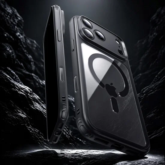 Калъф ESR Classic Hybrid HaloLock - iPhone 18 Pro Max / iPhone 17 Pro Max - Прозрачно черен
