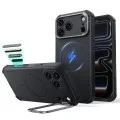 Калъф ESR Cyber Armor Kickstand - iPhone 18 Pro / iPhone 17 Pro - Черен
