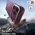 Калъф ESR Cyber Armor Kickstand - iPhone 18 Pro / iPhone 17 Pro - Матово бордо
