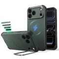Калъф ESR Cyber Armor Kickstand - iPhone 18 Pro / iPhone 17 Pro - Тъмно зелен