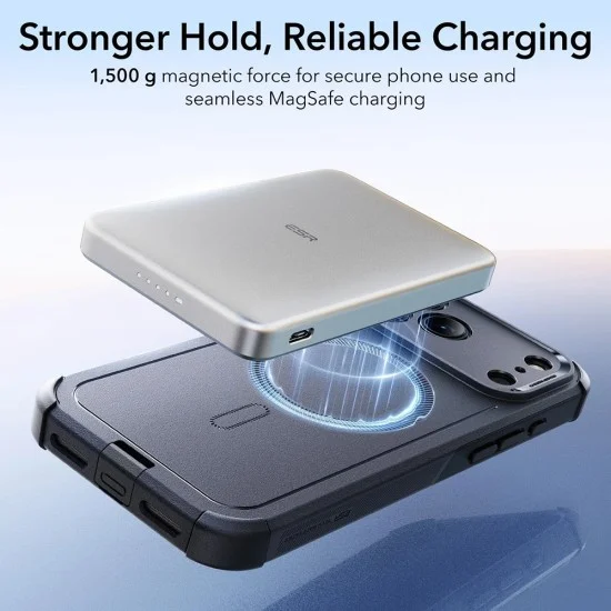 Калъф ESR Cyber Halolock - iPhone 18 Pro Max / iPhone 17 Pro Max - Черен