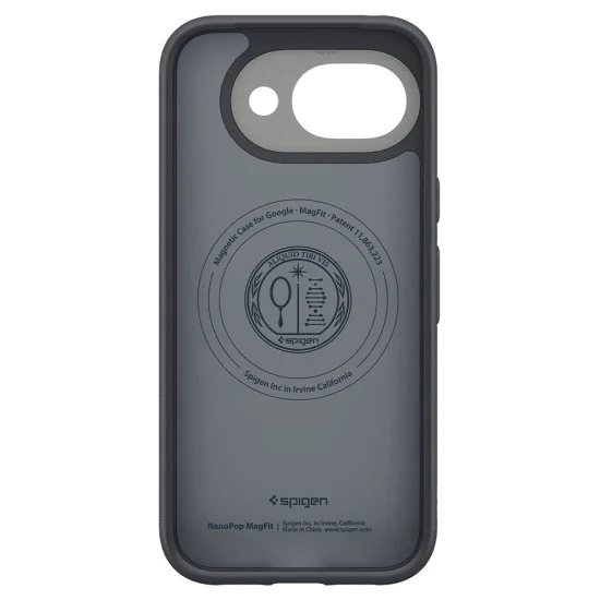 Калъф за Google Pixel 10a - Caseology Nano Pop MagSafe - Spigen - Черен (Black Sesame)