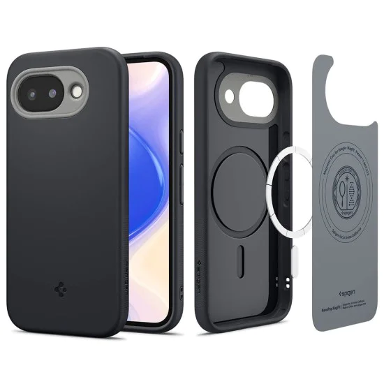 Калъф за Google Pixel 10a - Caseology Nano Pop MagSafe - Spigen - Черен (Black Sesame)