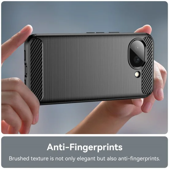 Калъф за Google Pixel 10a - Techsuit Carbon Silicone - Черен