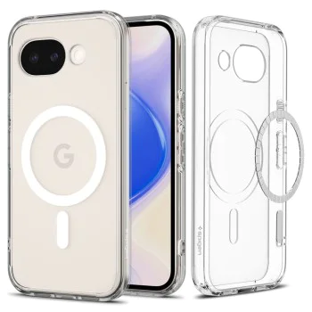 Калъф за Google Pixel 10a - Ultra Hybrid MagSafe - Spigen - Бял (Clear White)