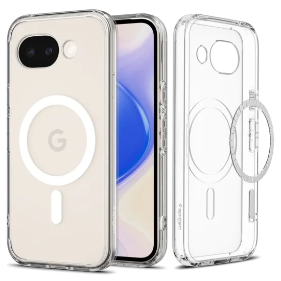 Калъф за Google Pixel 10a - Ultra Hybrid MagSafe - Spigen - Бял (Clear White)