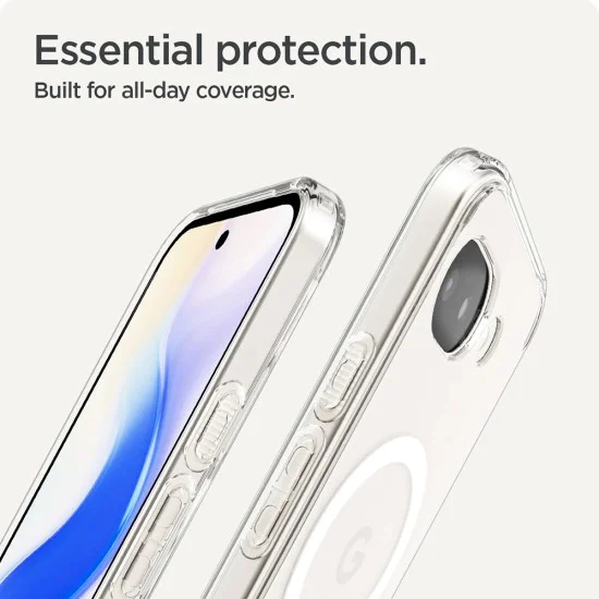 Калъф за Google Pixel 10a - Ultra Hybrid MagSafe - Spigen - Бял (Clear White)