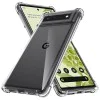 Калъф за Google Pixel 6 Pro - Удароустойчив Прозрачен Силиконов - Прозрачен