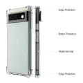 Калъф за Google Pixel 6 Pro - Удароустойчив Прозрачен Силиконов - Прозрачен
