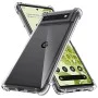 Калъф за Google Pixel 6 Pro - Удароустойчив Прозрачен Силиконов - Прозрачен