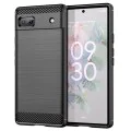 Калъф за Google Pixel 6a - Carbon Silicone - Черен