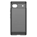 Калъф за Google Pixel 6a - Carbon Silicone - Черен