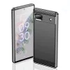 Калъф за Google Pixel 6a - Carbon Silicone - Черен