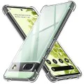 Калъф за Google Pixel 6a - Удароустойчив Прозрачен Силиконов - Прозрачен