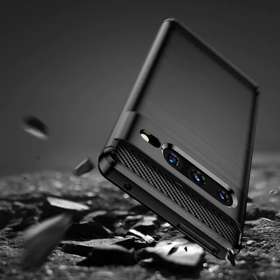 Калъф за Google Pixel 7 Pro - Carbon Silicone - Черен