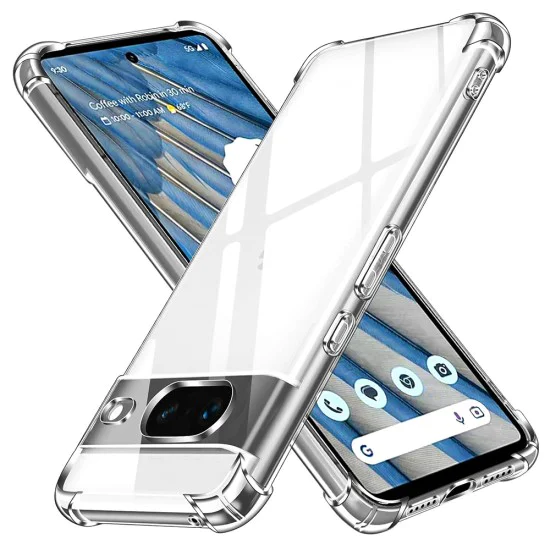 Калъф за Google Pixel 7 - Удароустойчив Прозрачен Силиконов - Прозрачен