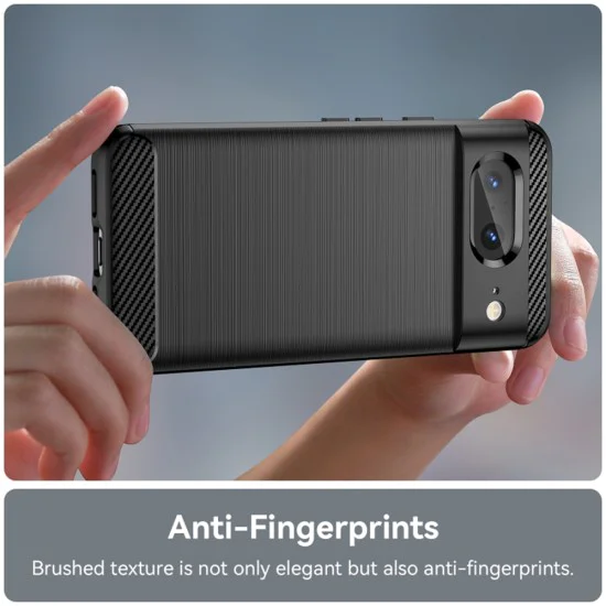 Калъф за Google Pixel 8 - Carbon Silicone - Черен