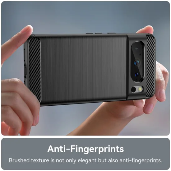 Калъф за Google Pixel 8 Pro - Carbon Silicone - Черен